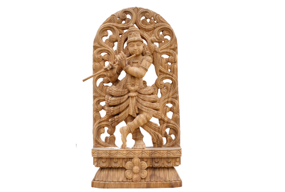 polishing Wood Sculpture in Kallakurichi
